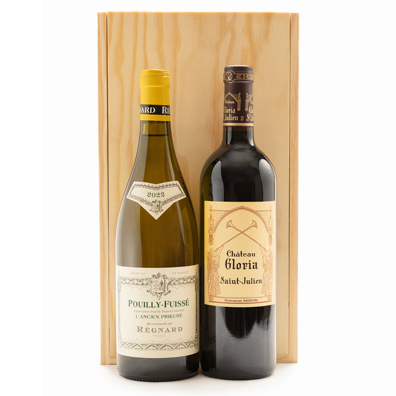 Burgundy & Bordeaux Two Bottle Selection