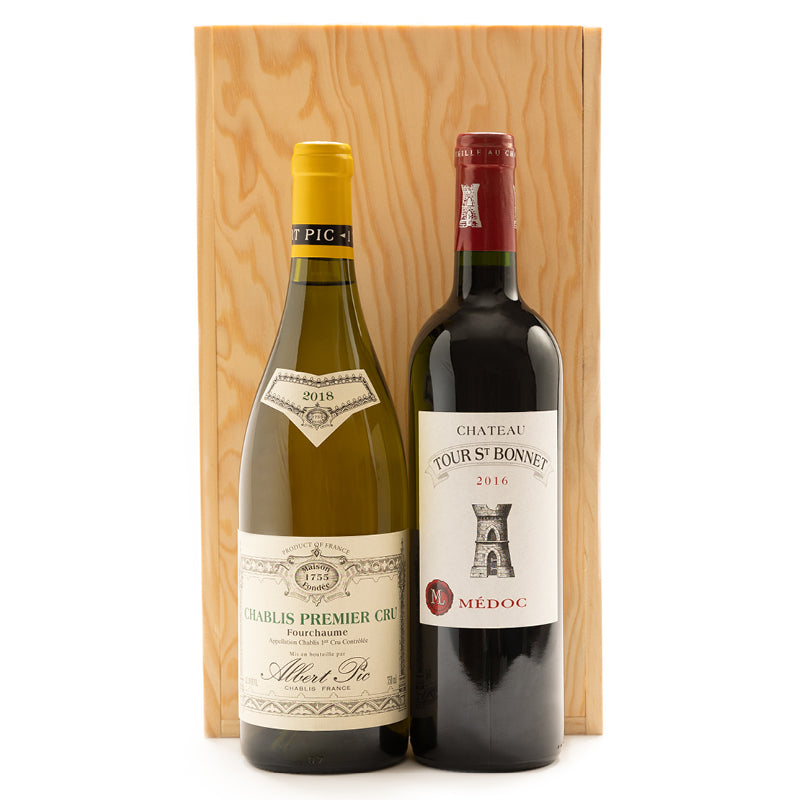 Chablis & Bordeaux Two Bottle Selection