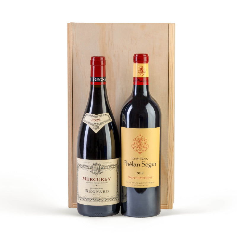 Burgundy & Bordeaux Two Bottle Selection